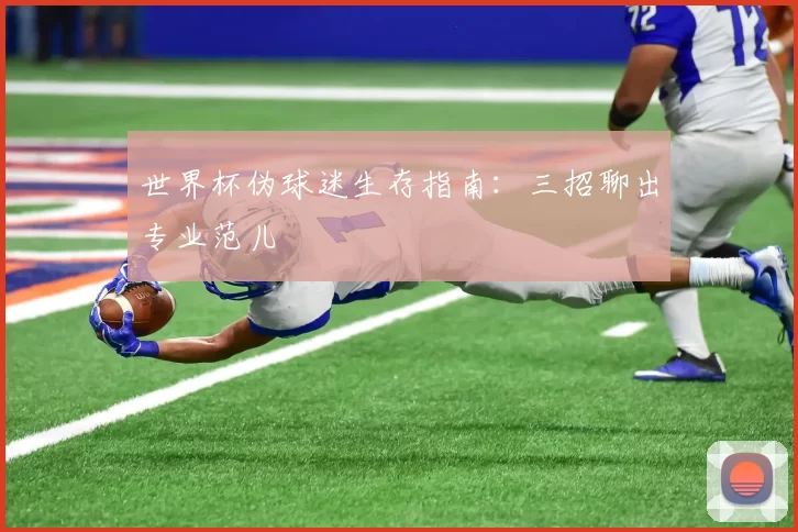 世界杯伪球迷生存指南:三招聊出专业范儿