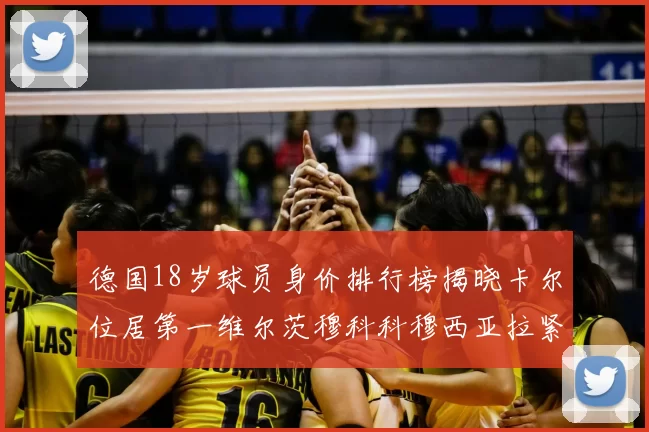 德国18岁球员身价排行榜揭晓卡尔位居第一维尔茨穆科科穆西亚拉紧随其后